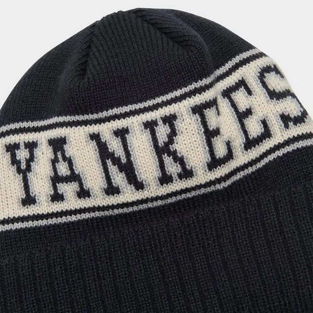 New Era New York Yankees MLB Retro Beanie Hat Navy (60588613) - Picture 4 of 5
